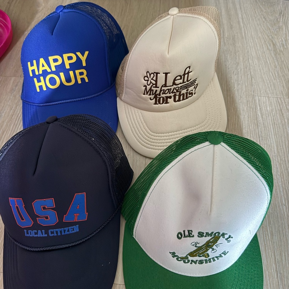 Trucker Hat Bundle 4 Pack